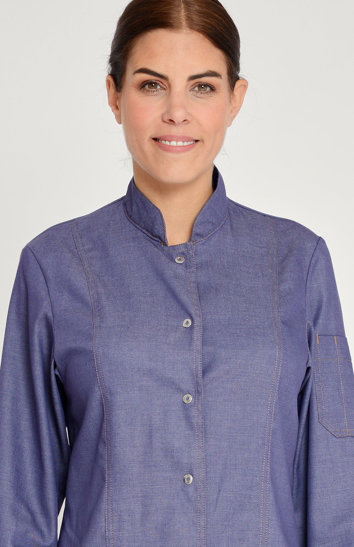 Kochbluse Varenna Lady - denim